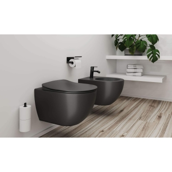 Miska WC z deską bezkołnierzowa
