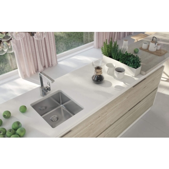 Syfon do zlewozmywaka stalowego 1-komorowego - Space-Saver