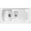 Zlewozmywak ceramiczny 1.5-komorowy z ociekaczem