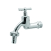 Zawór czerpalny 3/4" ( DN20 ) chromowany z końcówką na wąż GOSHE