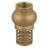 Zawór zwrotny z koszem ssącym mosiężny 1 1/4" ( DN32 ) FERRO