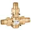 Termostatyczny zawór zabezpieczający dla kotłów na paliwo stałe DN25 1"M 70 st. CALEFFI