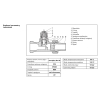 Zawór termostatyczny RA-N 1/2 ( DN10 ) prosty, z nastawą wstępną DANFOSS