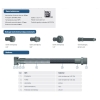 Wąż elastyczny przyłączeniowy w oplocie nylonowym 3/8 x 3/8 GW/GW 400mm TUCAI