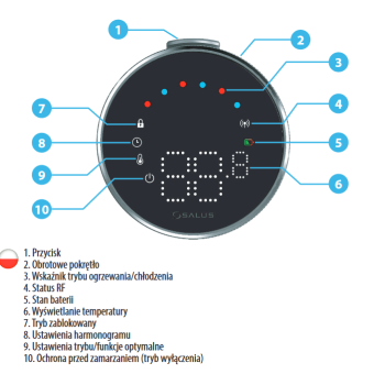 SALUS termostat internetowy IT800WIFI