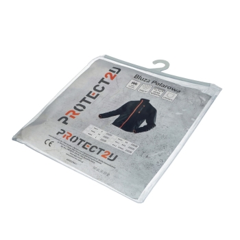 Bluza polarowa czarno-pomarańczowa, rozmiar XXL (2XL) PROTECT2U