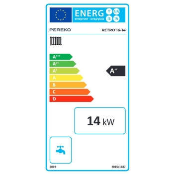 Kocioł zasypowy, zagazowujący drewno RETRO 14 kW PEREKO
