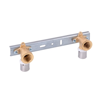 Płytka montażowa 100mm z kolankami press GW 16mm x 1/2" VESBO