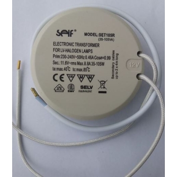Tranformator elektroniczny 105VA 230V/12V