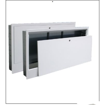 Szafka instalacyjna podtynkowa D/S-SIP-03L z miejscem na listwę sterującą 8 sekcji (SZEROKOŚĆ 690MM, WYSOKOŚĆ 755-855MM, GŁĘBOKOŚĆ 125-170MM) ARKA