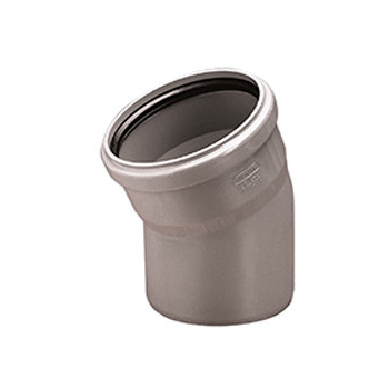Kolano kanalizacyjne PVC 50/45 SZARE WAVIN