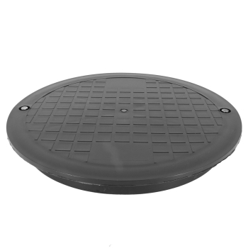 Pokrywa kanalizacyjna fi 400 rant 40 cm do rury karbowanej czarna (Rura Kaczmarek,Instalplast, Rura Fi 425 Profil Piła)