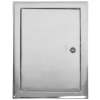 Wyczystka kominowa 140x140mm, chromowa VENTIKA