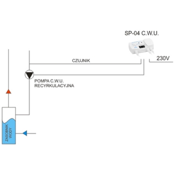 Sterownik pompy SP-04 C.W.U. KG ELEKTRONIK