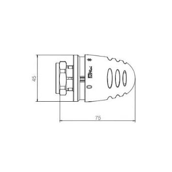 Głowica termostatyczna MINI M28x1.5 HERZ