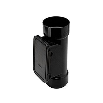 Czyszczak 110 z kratką, Kanion PVC czarny