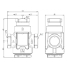 Zawór temperaturowy ATV 335, DN25, Rp1