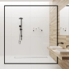 Balneo Duplex Next Inox Odpływ liniowy 80 cm dwustronny ze stali nierdzewnej szczotkowanej z niskim syfonem i głębokim osadnikiem