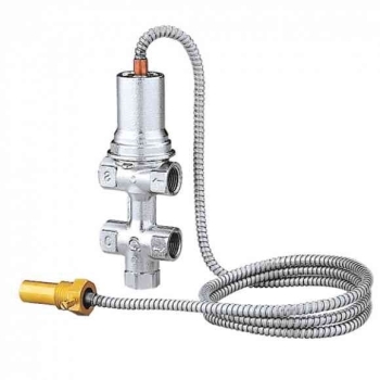 Zawór upustowy bezpieczeństwa termicznego do kotłów na paliwa stałe 1/2" ( DN15 ) z automatycznym dopełnianiem CALEFFI