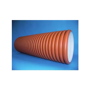 Rura dwuwarstwowa PP DN400 6m bez kielicha SN8 CZARNA PLASTIMEX