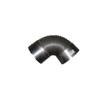 Kolano wentylacyjne nieocynkowane czarne 120mm