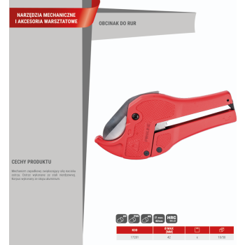 Obcinak do rur PCW 42mm 17201 PROLINE