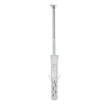 Kołki rozporowe z wkrętem z łbem stożkowym  6/3,5x35mm 80szt. WKRĘT-MET