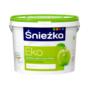 Emulsja akrylowa do ścian i sufitów 3L Eko BIAŁA ŚNIEŻKA
