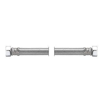 Wężyk, wąż do wody, przewód elastyczny SUPER 30cm 1/2x1/2 ( DN15 x DN15 ) W/W 65 l/min TUCAI