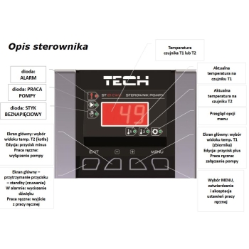 TECH Sterownik do pompy CWU ST-21