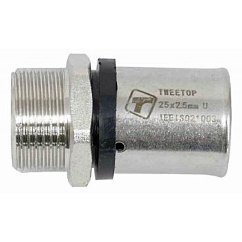Złączka redukcyjna zaprasowywana GZ 16x1/2" TWEETOP