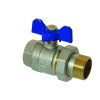 Zawór kulowy GRAND PREMIUM 1/2" ( DN15 ) ze śrubunkiem motylek GOSHE