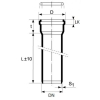 Rura Ultra UdBEM z kielichem niskoszumowa 110 mm 0.25 m niebieska