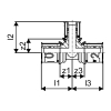 Uponor S-Press PLUS trójnik redukcyjny 20-16-16