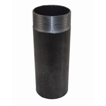 Króciec gwintowany jednostronnie czarny 1 1/2" ( DN40 ) L-150mm