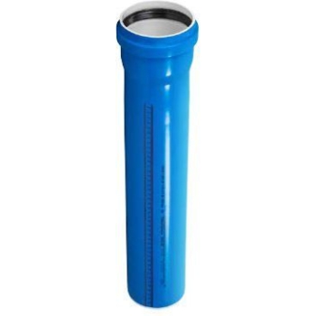 Rura Ultra UdBEM z kielichem niskoszumowa 50 mm 0.25 m niebieska