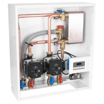 Zestaw separacyjny PrimoBox AHB 620 w szafce, 2 pompy Grundfos UPM3 Auto