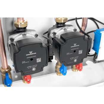 Zestaw separacyjny PrimoBox AHB 620 w szafce, 2 pompy Grundfos UPM3 Auto