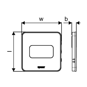 Uponor Smatrix Base termostat D+RH T-149 Bus