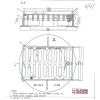 Wpust uliczny kołnierzowy żeliwny 67BK obciążenie 25 ton H-115 4/4 LUDWIKOWSKI