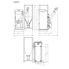 Kocioł, piec na pellet, pelet, peletowy QMPELL EVO 12 kW sterownik Ecomaxx 920P1 TOUCH PLUM PEREKO