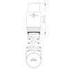 Głowica termostatyczna  Chrom PROV CD-79-015-X INVENA