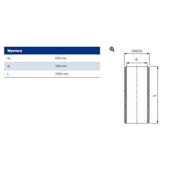 PIPELIFE PRO 630 Rura trzonowa SN4 630/2 CZARNA