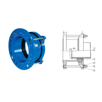 Złączke kołnierzowe UNIVERSAL-FL DN100 (117-147) L=150mm IGE