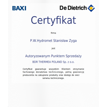 Pakiet MCR3 evo 24T/SRK100MG + iSense DEDIETRICH