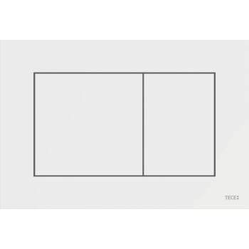 Przycisk spłukujący z tworzywa do WC TECEnow 220 x 150 x 5 mm biały TECE