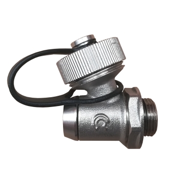 Zawór spustowy 1/2" ( DN15 ) do rozdzielacza niklowany CALIDO ARKA