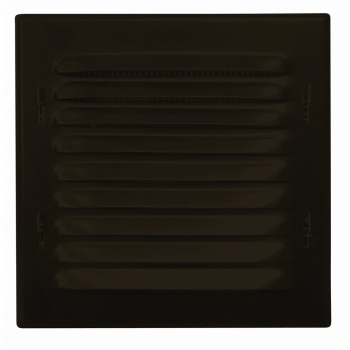 Osłona metalowa skośna 165x230 mm z siatką, brązowa VENTIKA