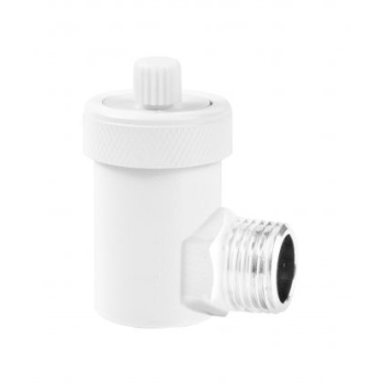 Odpowietrznik VALVEX automatyczny kątowy GAMMA 1/2" ( DN15 ) BIAŁY