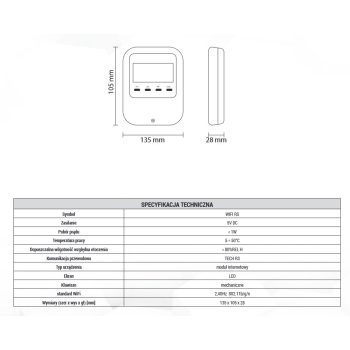 TECH Moduł internetowy WiFi RS